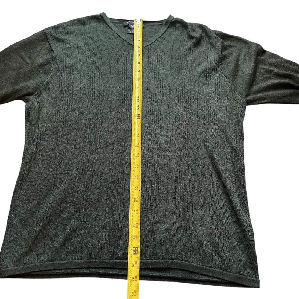 Kenneth‎ Cole Vintage Green V-Neck Sweater, XL